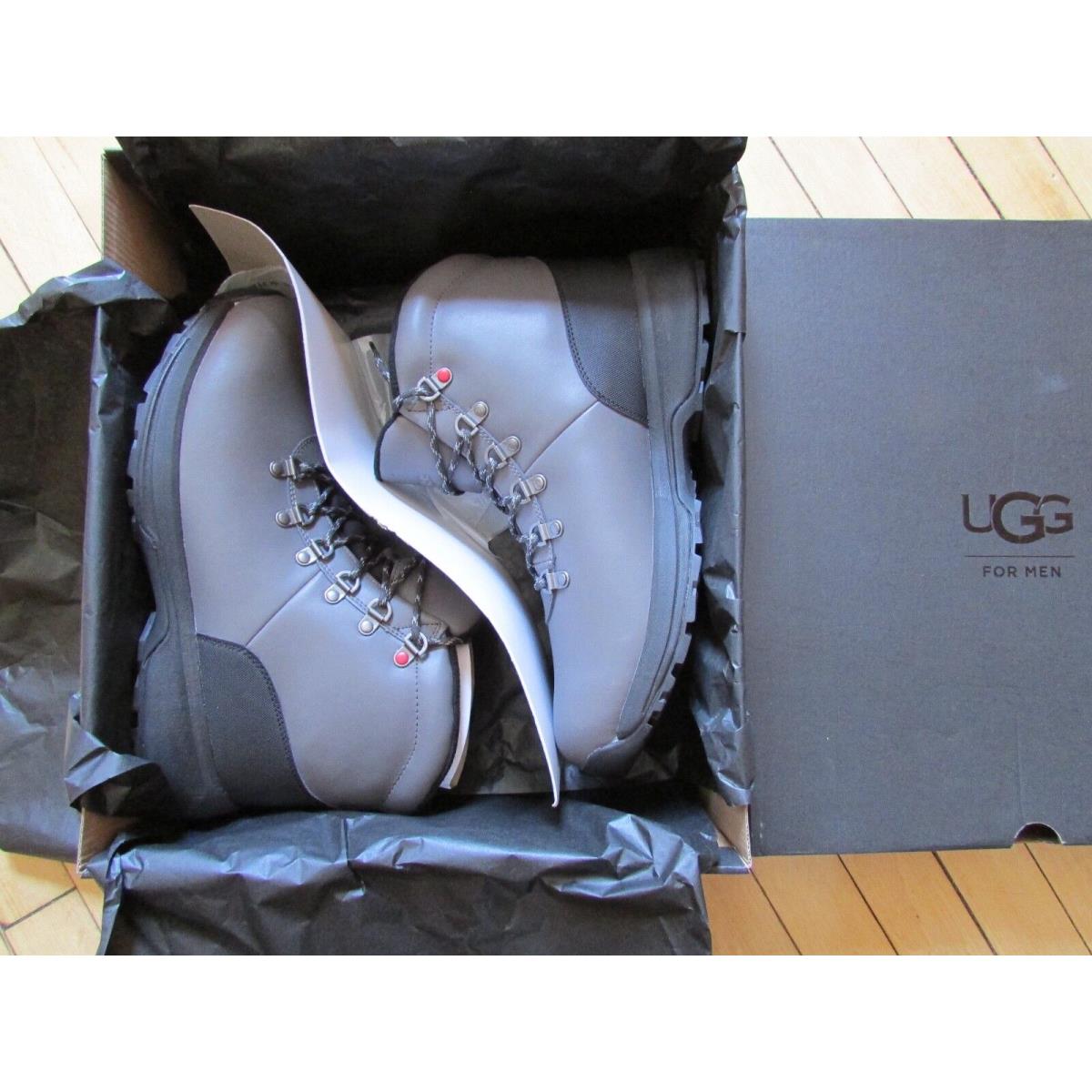 Ugg Shoes Boots Holmar Leather Gray Size 13 Waterproof