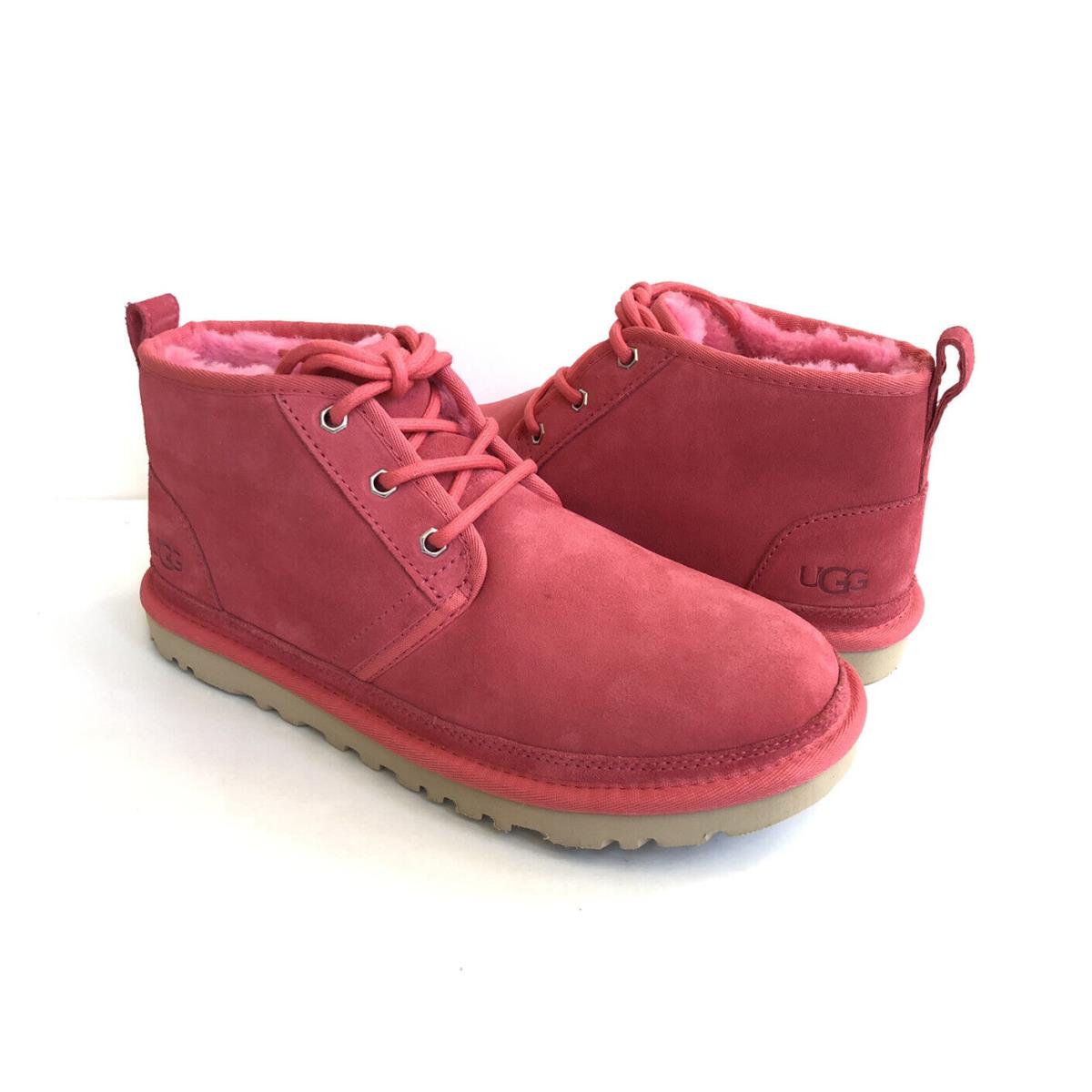 Ugg Women Neumel Strawberry Sorbet Shearling Suede Shoe US 10 / EU 41 / UK 8