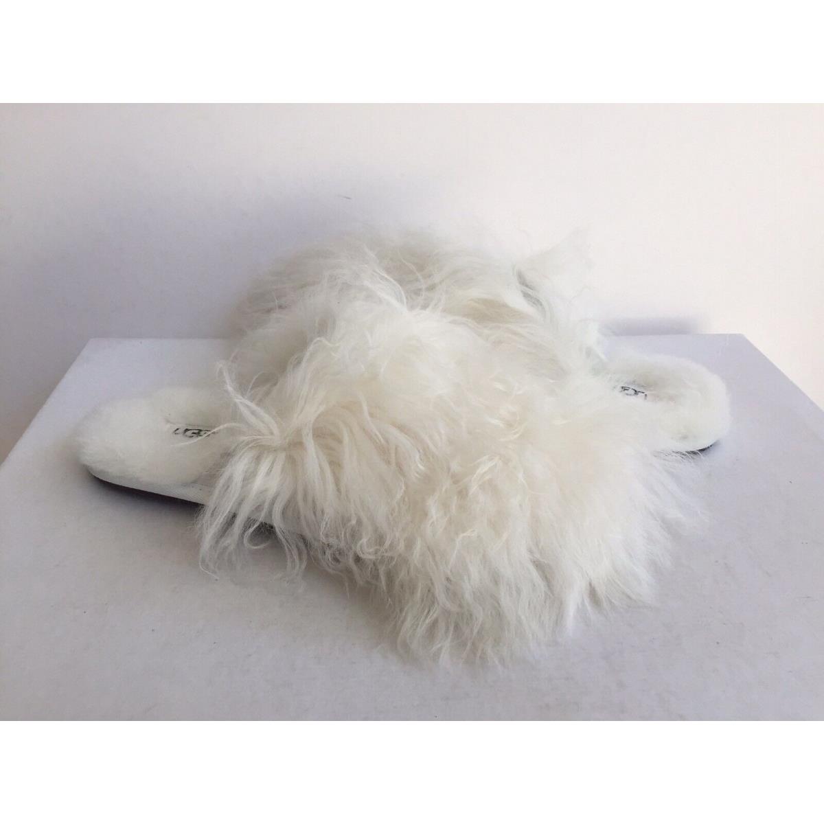 Ugg Fluff Momma White Mongolian Furry Slippers US 5 / EU 36 / UK 3.5