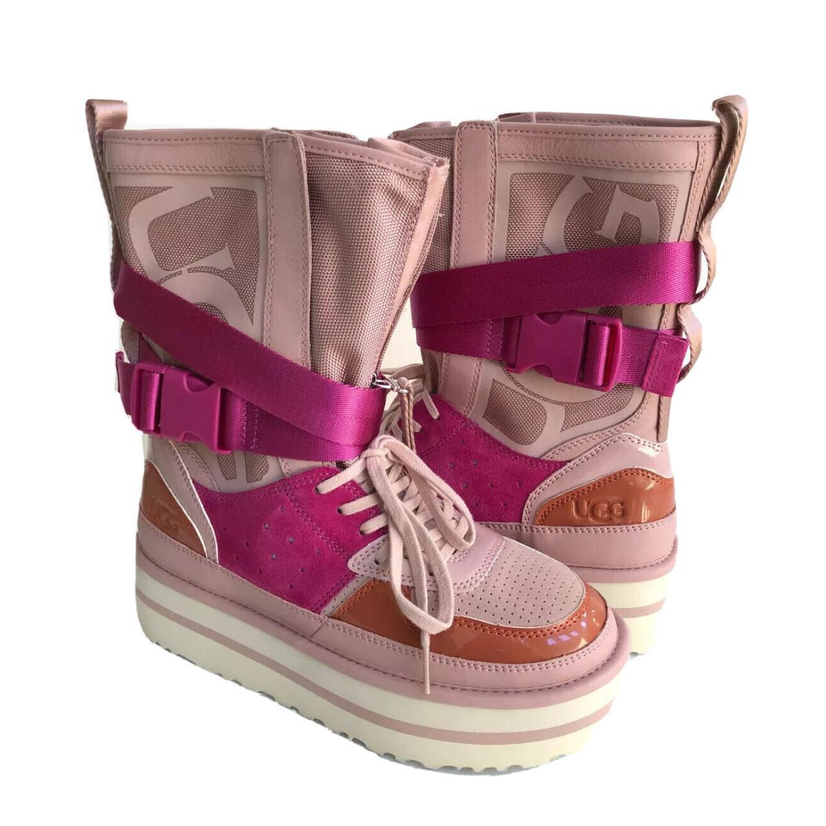 Ugg Pop Punk High-top Pink Crystal Sneaker Shoe US 6 / EU 37 / UK 4