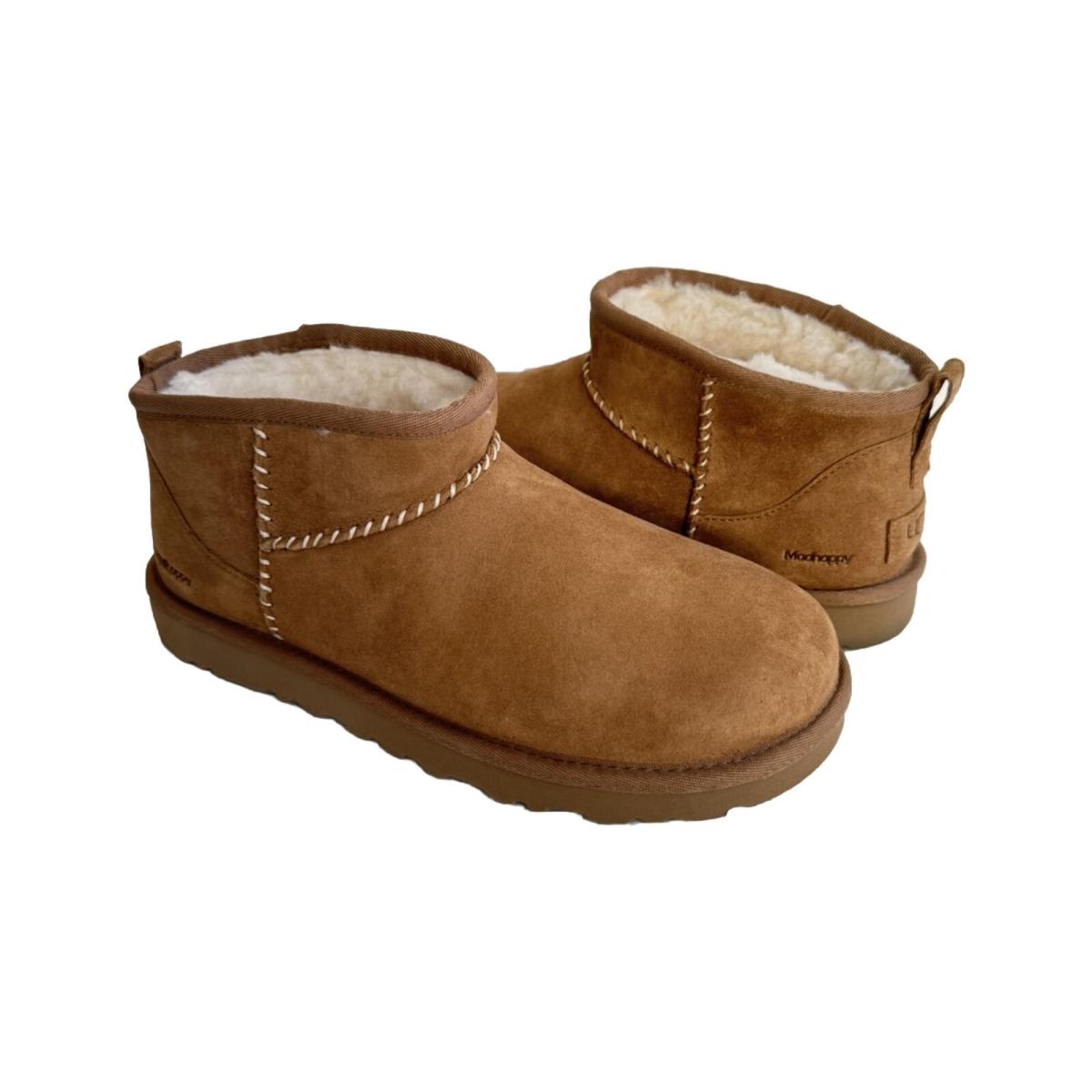 Ugg X Madhappy Ultra Mini Chestnut Shearling Women Shoes US 10 / EU 41 / UK 8