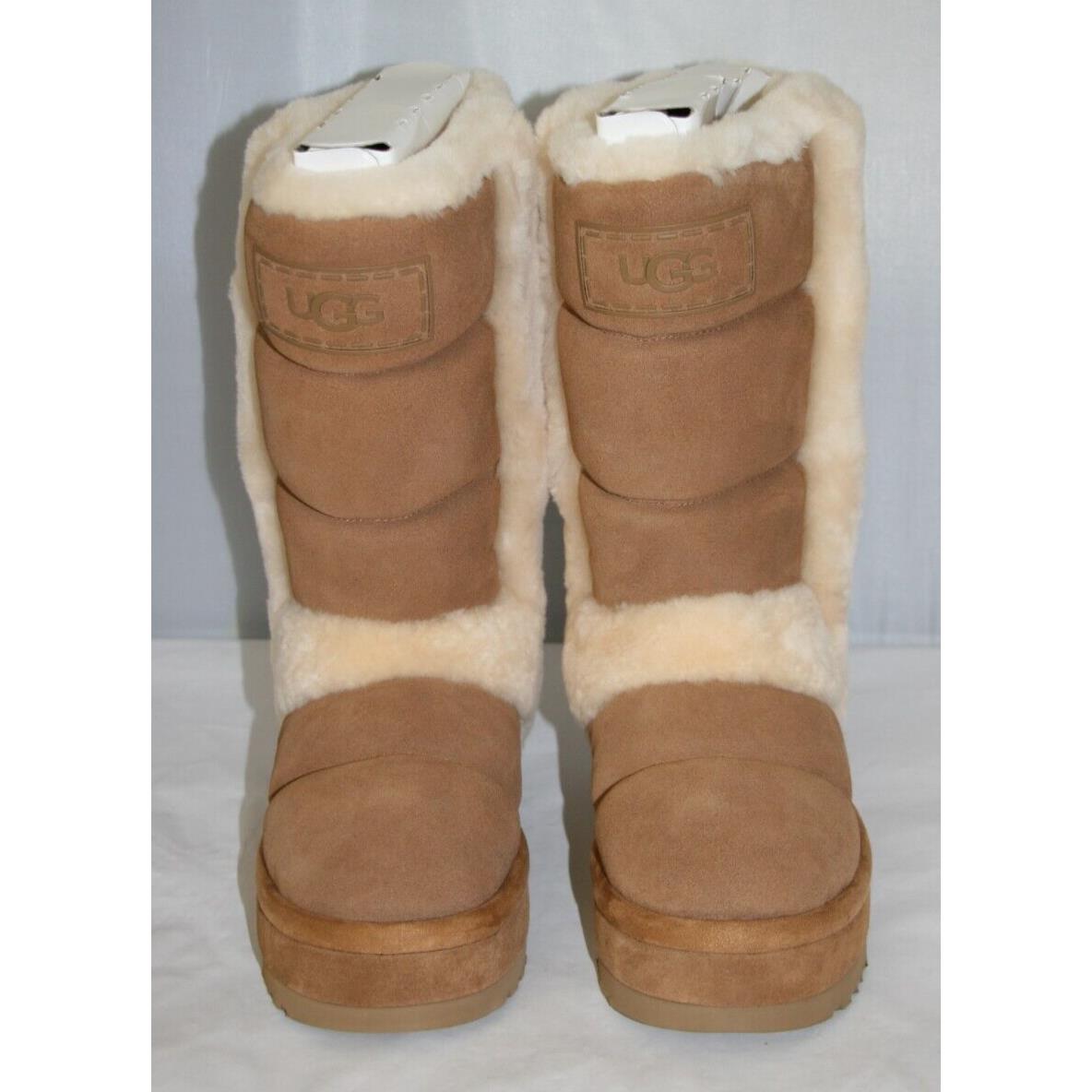 Ugg Classic Chillapeak Women`s Sheepskin Wool Tall Plush Boots Shoes Sz 10