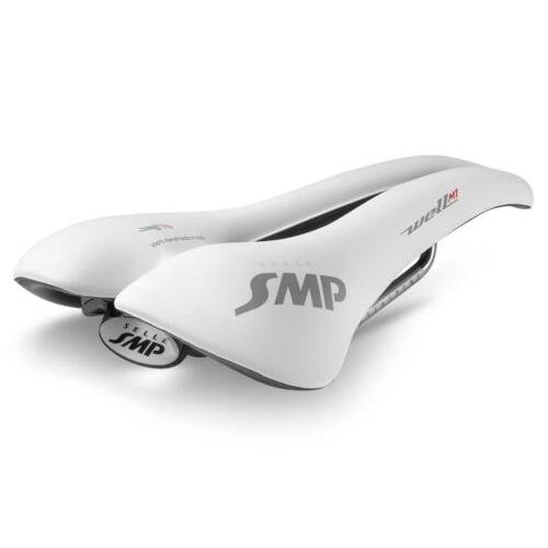 Selle Smp Well M1 Bicycle Saddle with Steel Rails White