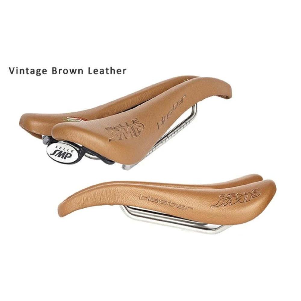 Selle Smp Blaster Saddle with Steel Rails Vintage Brown