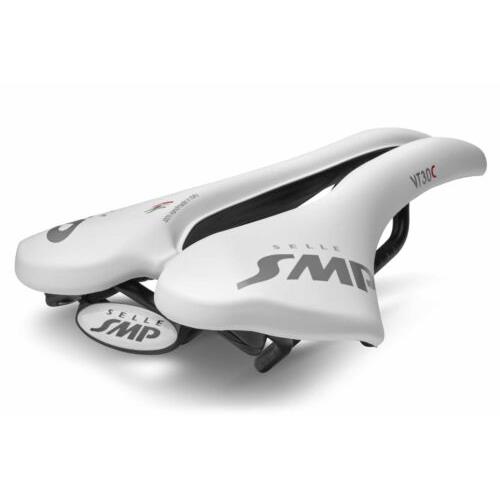 Selle Smp VT30C Saddle with Carbon Rails White