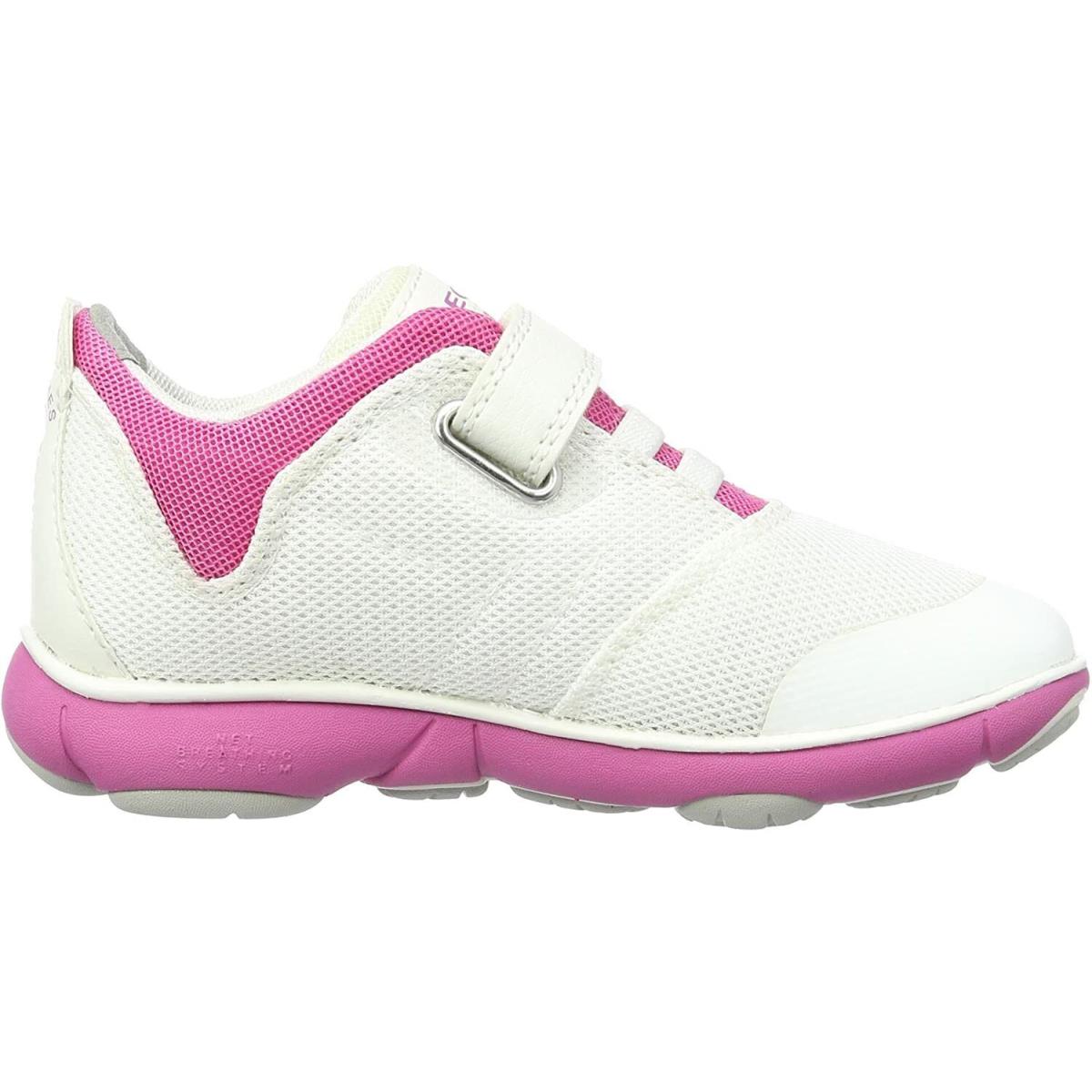 Geox J Nebula Girl Women`s Shoe Sneaker Euro 40M - White