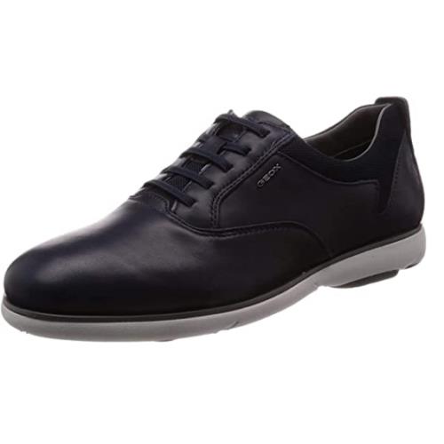 Geox Men`s U Nebula F B Oxford Shoes Color Options Leather Navy