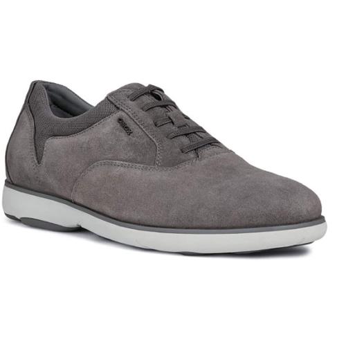 Geox Men`s U Nebula F B Oxford Shoes Color Options Suede Grey