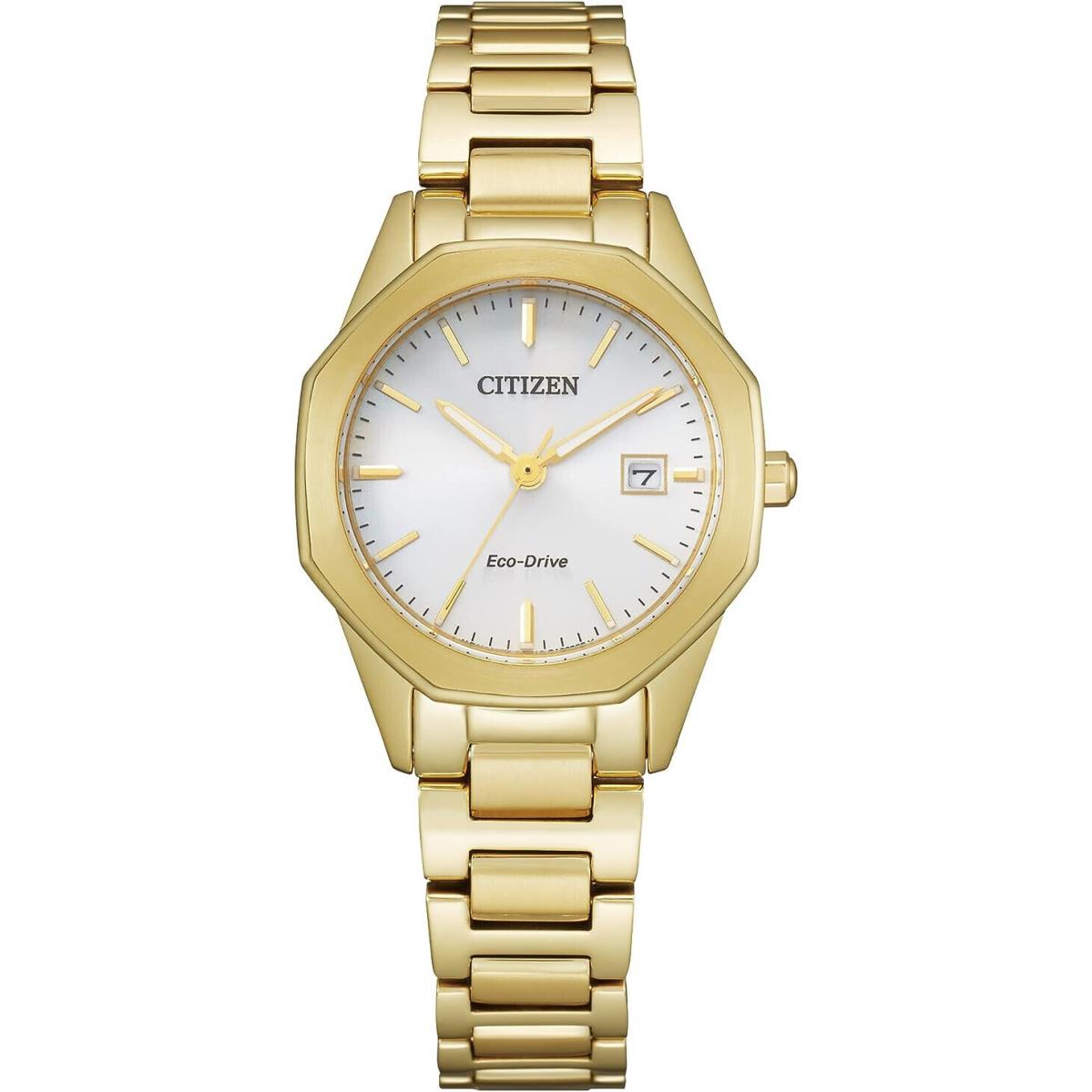 Citizen Women`s Watch Corso Eco Drive Gold Stainless EW2582-59A