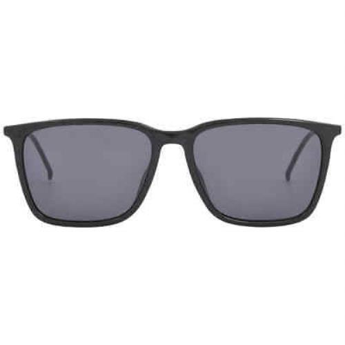 Tommy Hilfiger Grey Rectangular Men`s Sunglasses TH 1652/G/S 0807/IR 55