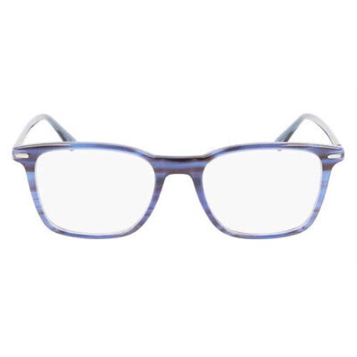 Calvin Klein CK22541 Eyeglasses Unisex Blue Horn Square 55mm