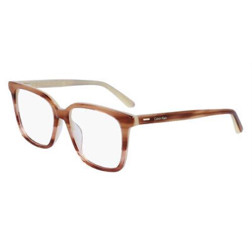 Calvin Klein CK22540 Eyeglasses Honey Tortoise Square 53mm