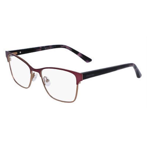 Calvin Klein CK23107 Eyeglasses Women Cyclamen Square 52mm