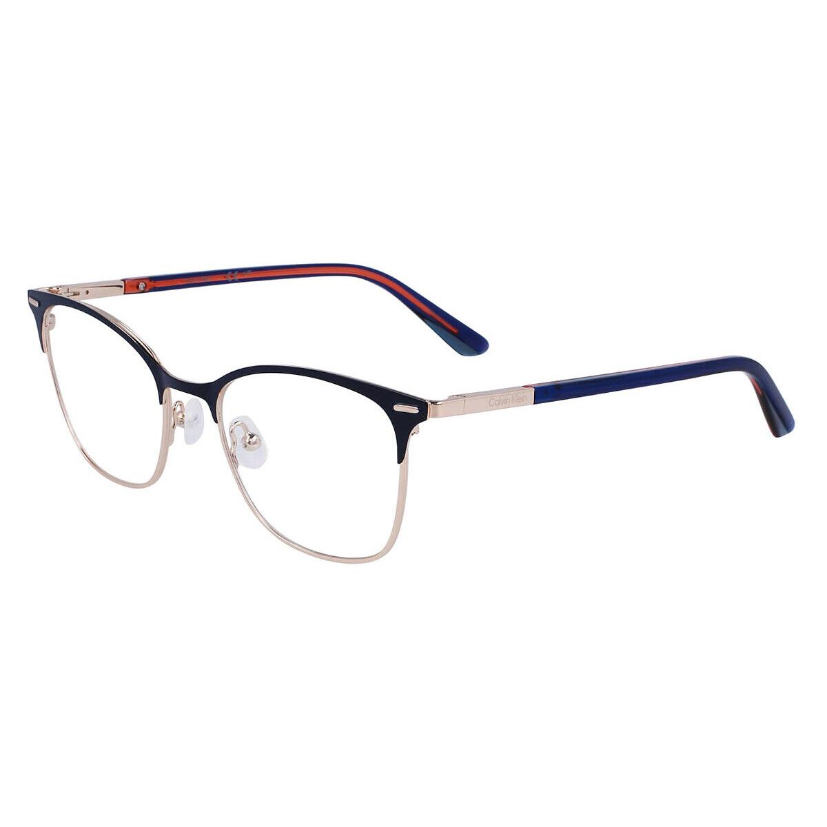 Calvin Klein CK21124 Eyeglasses Women Blue Cat Eye 51mm