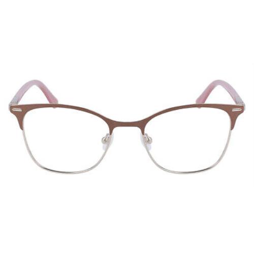 Calvin Klein CK21124 Eyeglasses Women Sand Cat Eye 49mm
