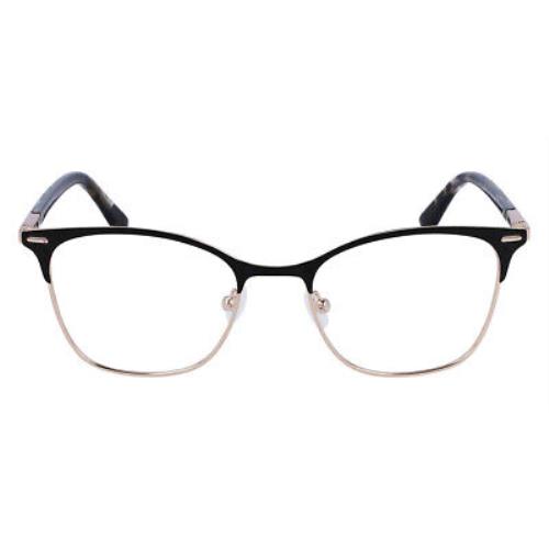 Calvin Klein CK21124 Eyeglasses Women Black Cat Eye 49mm