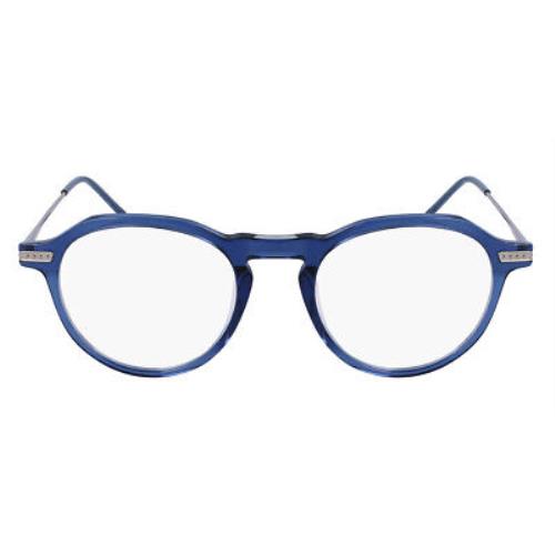 Calvin Klein CK23532T Eyeglasses Men Blue Wayfarer 48mm