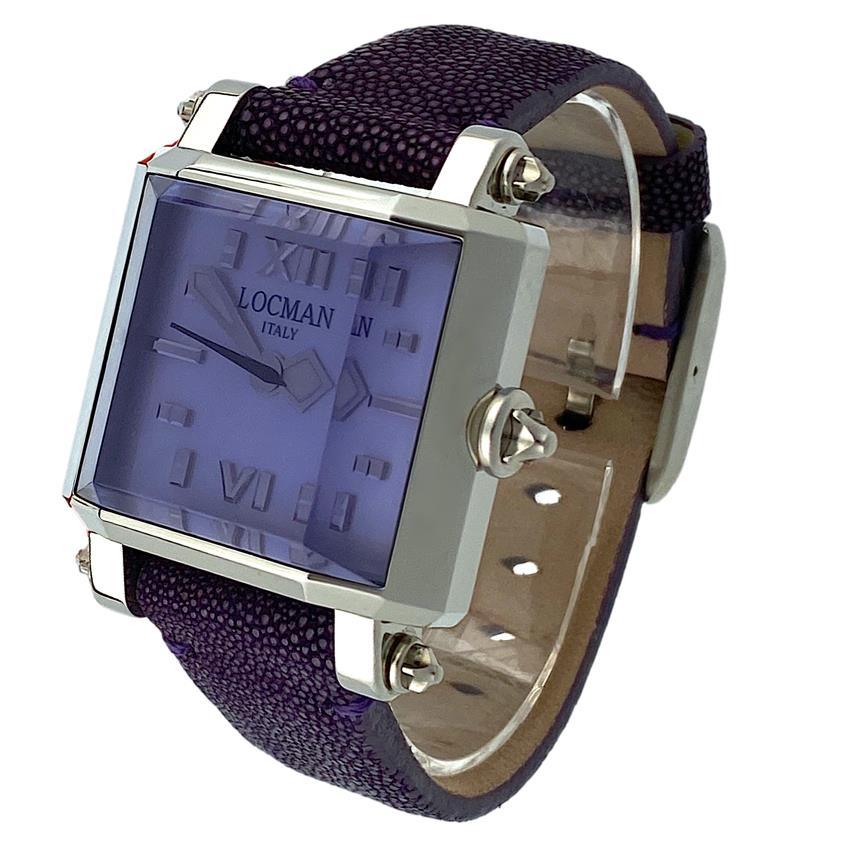 Ladies` Locman Ref 280 Stingray Mother-of-pear Quartz Watch W/r 3 Atm 37 x 45mm