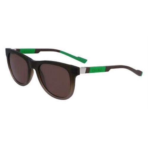 Calvin Klein CK23507S Sunglasses Men Brown Gray Square 53mm