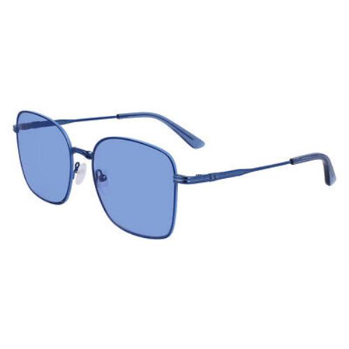 Calvin Klein CK23100S Sunglasses Women Azure Oversized 56mm