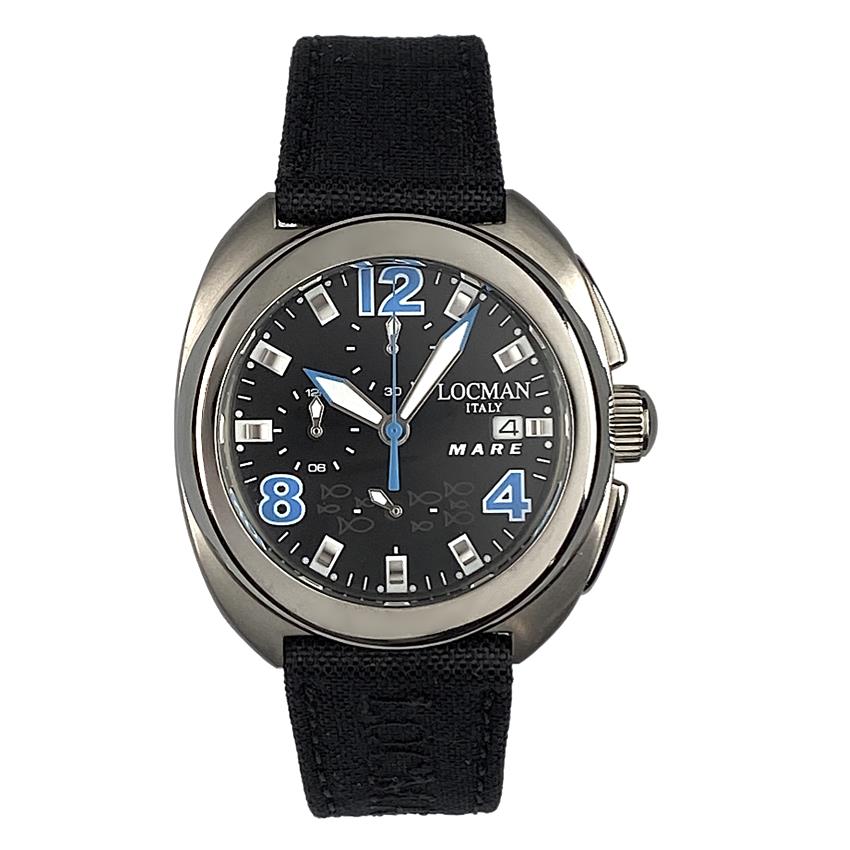 Locman Mare Unisex Chronograph Titanium Watch W/r 10 Atm Ref 133 39 mm Quartz