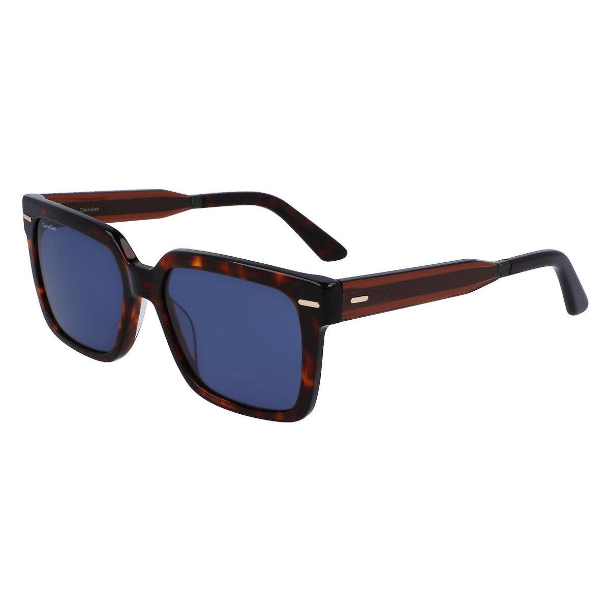 Calvin Klein CK22535S Sunglasses Men Dark Havana Square 55mm