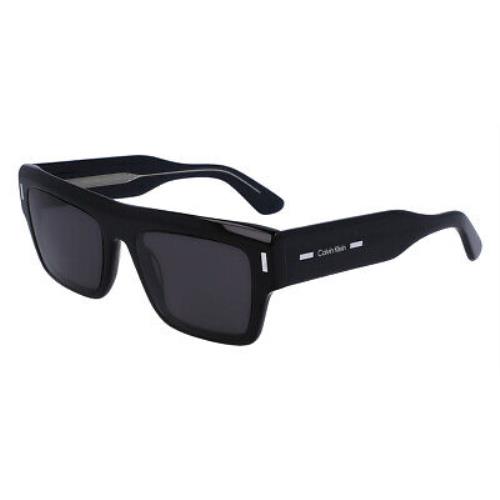 Calvin Klein CK23504S Sunglasses Unisex Black Square 55mm