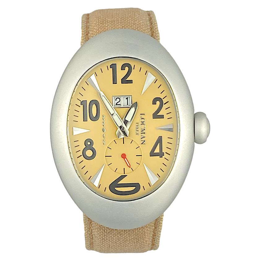 Locman Nuovo Unisex Aluminum Case Oversize Quartz Watch Ref 019 40 x 56mm