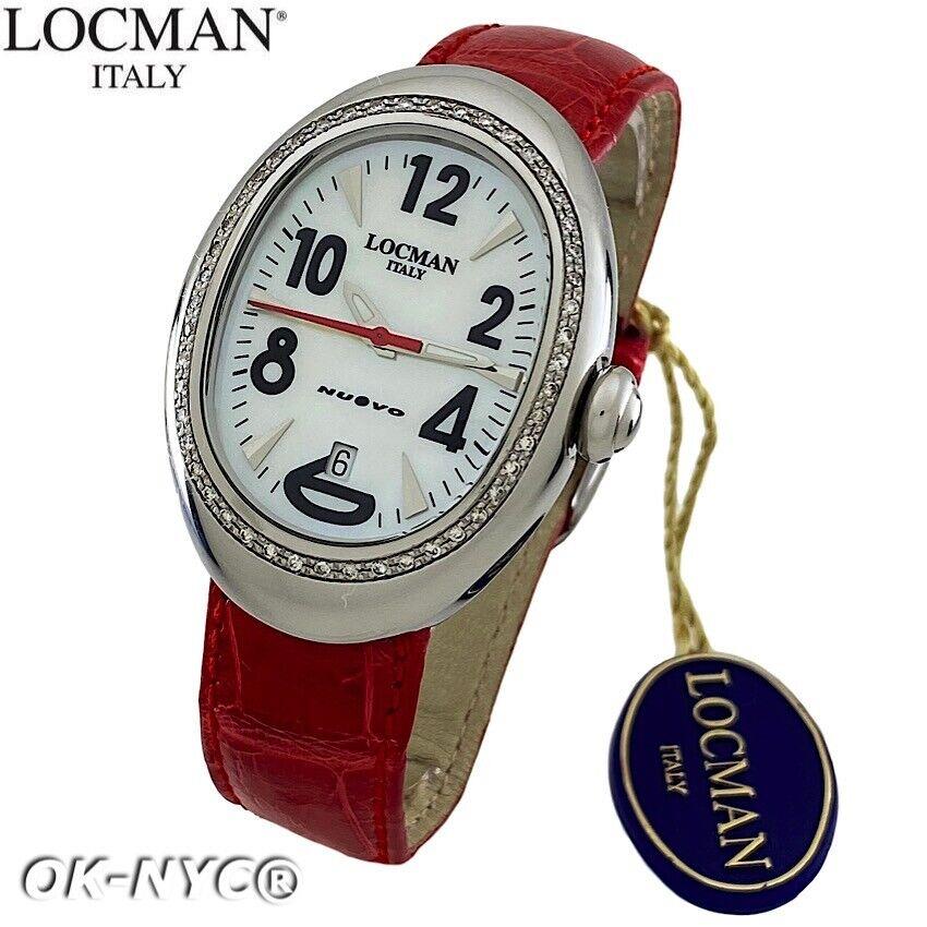 Ladies` Locman Nuovo Diamond 0.5ct Quartz Mother-of-pearl Watch Ref 020 33mm