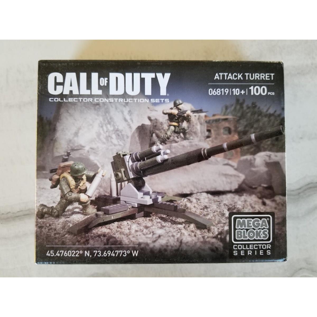 Mega Bloks Call of Duty Cod Collector Series Attack Turret 06819