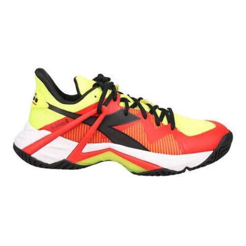Diadora B.icon 2 Ag Tennis Mens Yellow Sneakers Athletic Shoes 179099-D0273