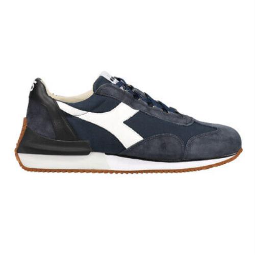 Diadora Equipe Mad Italia Lace Up Mens Blue Sneakers Casual Shoes 177158-60065 - Blue