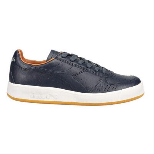 Diadora B.elite Saffiano Lace Up Mens Blue Sneakers Casual Shoes 173211-60065