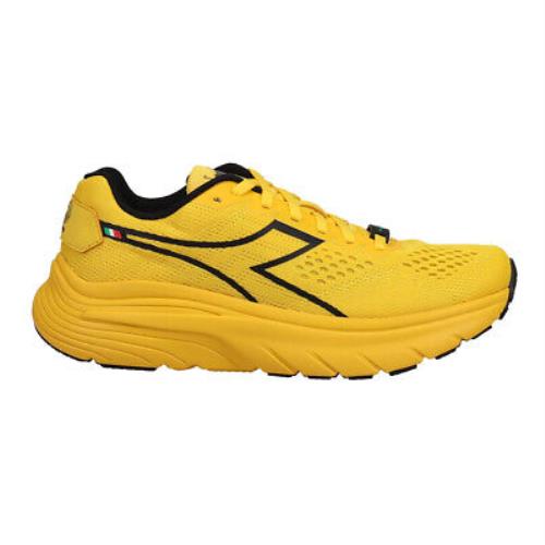 Diadora Equipe Atomo X Stic Running Mens Yellow Sneakers Athletic Shoes 179495