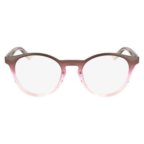 Calvin Klein Cko Eyeglasses Unisex Brown/pink/rose 50mm