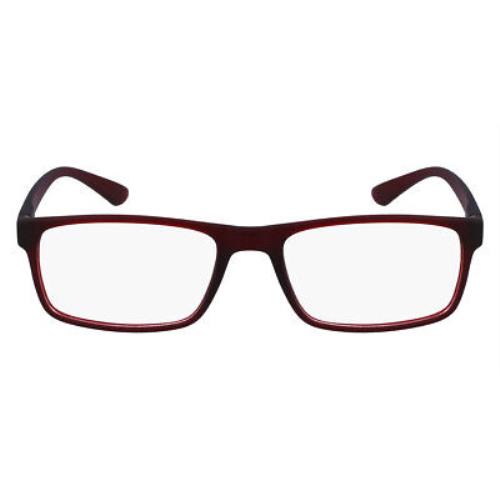 Calvin Klein Cko Eyeglasses Men Matte Burgundy 55mm