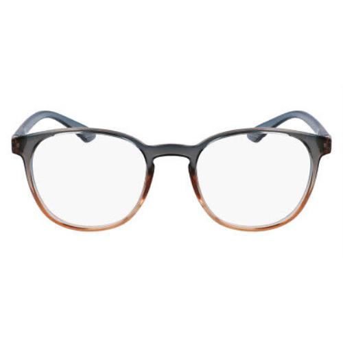 Calvin Klein Cko Eyeglasses Unisex Gray Coral Gradient 50mm