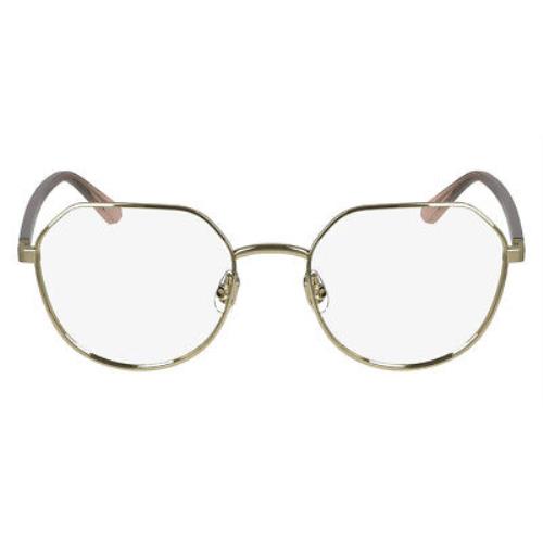 Calvin Klein Cko Eyeglasses Unisex Gold 50mm - Frame: Gold, Lens: