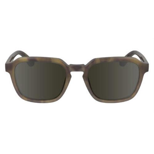 Calvin Klein Cko Sunglasses Men Khaki Havana 53mm
