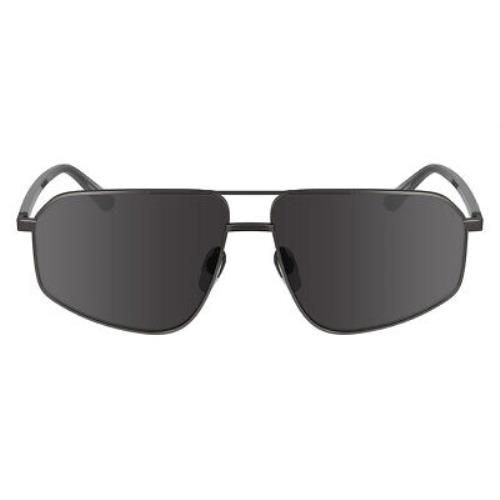 Calvin Klein Cko Sunglasses Men Matte Dark Gunmetal 59mm