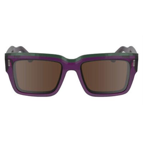 Calvin Klein Cko Sunglasses Men Violet 55mm