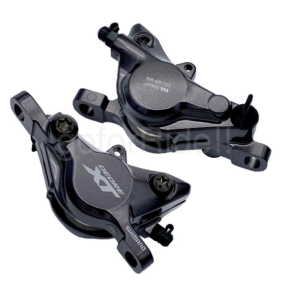 Shimano XT M8100 Mtb Bike Disc Brake Front Rear Calipers Metal Pads Hydraulic