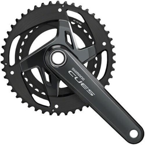 Shimano Cues FC-U8000-2 Crankset - 170mm 11-Speed 46/32t Asymmetric 96 Bcd