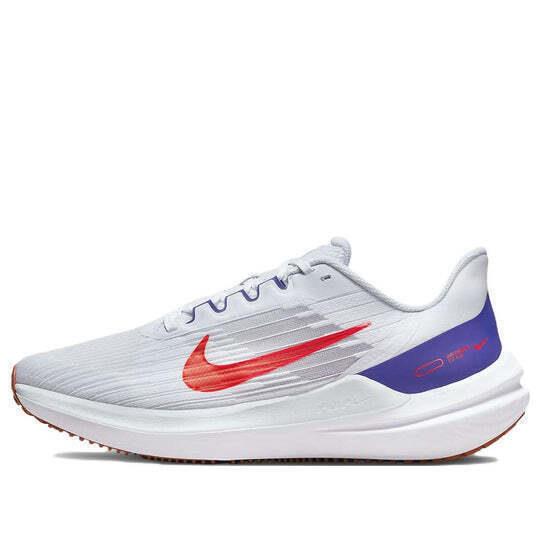 Nike Mens Air Winflo 9 Running Shoes DD6203 006 - FOOTBALL GREY BRIGHT CRIMSON