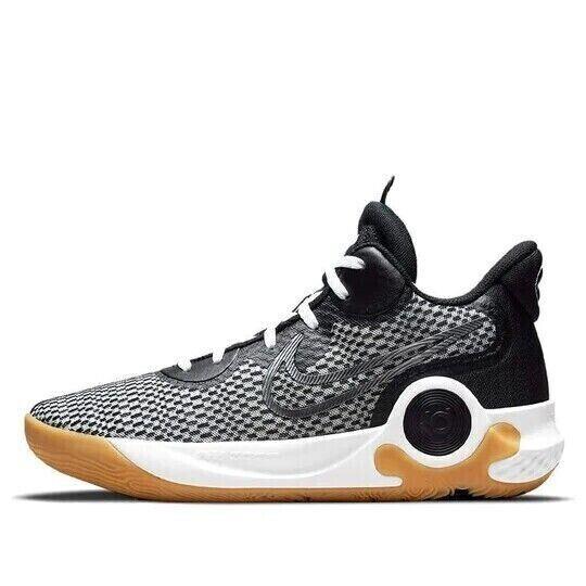 Nike KD Trey 5 IX CW3400-006 Men`s Black Cool Gray White Basketball Shoes LOL39 - Black Cool Gray White