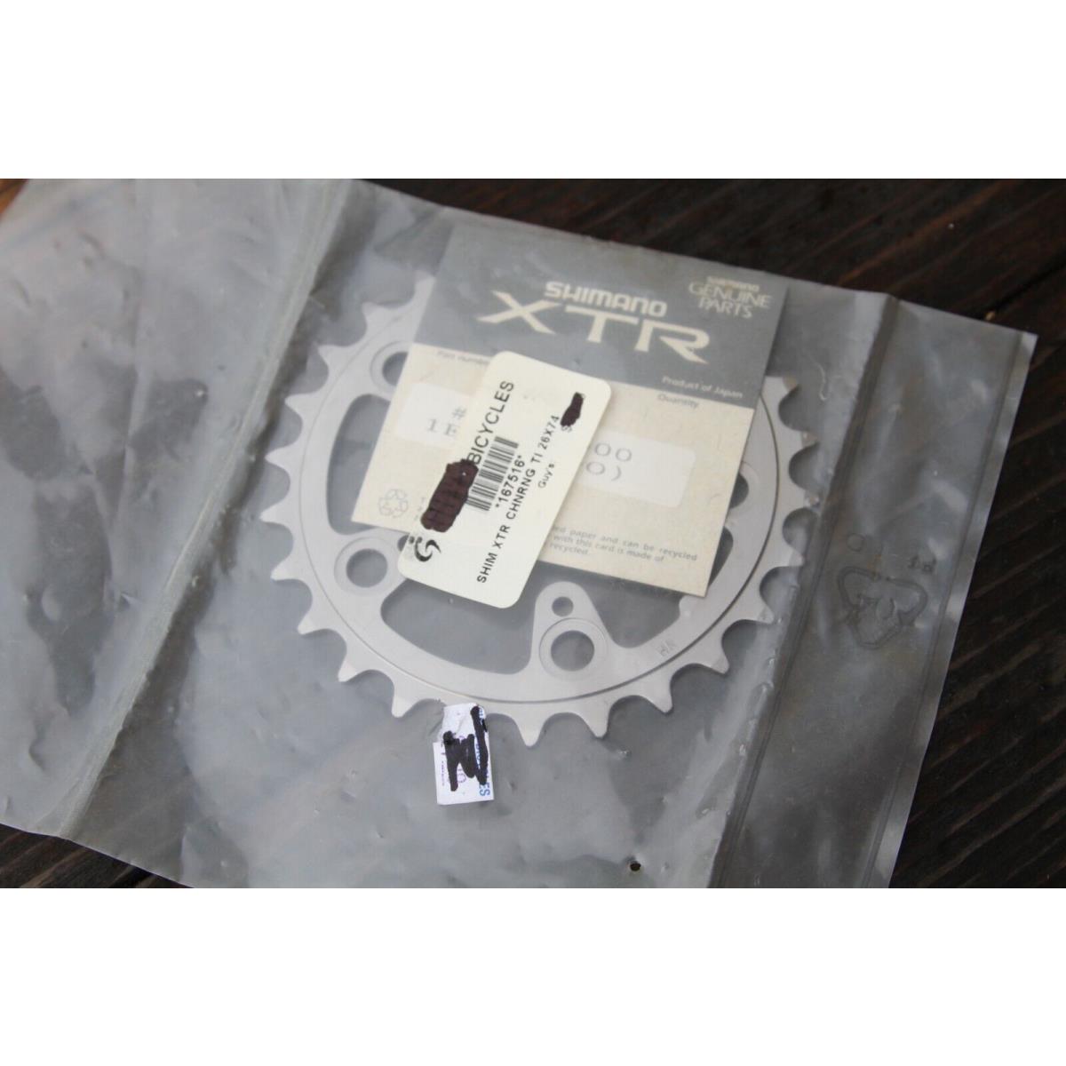 Shimano Xtr FC-M900 F-26T x 74BCD Mtb Chainring -new/nos 8Spd Nos M900