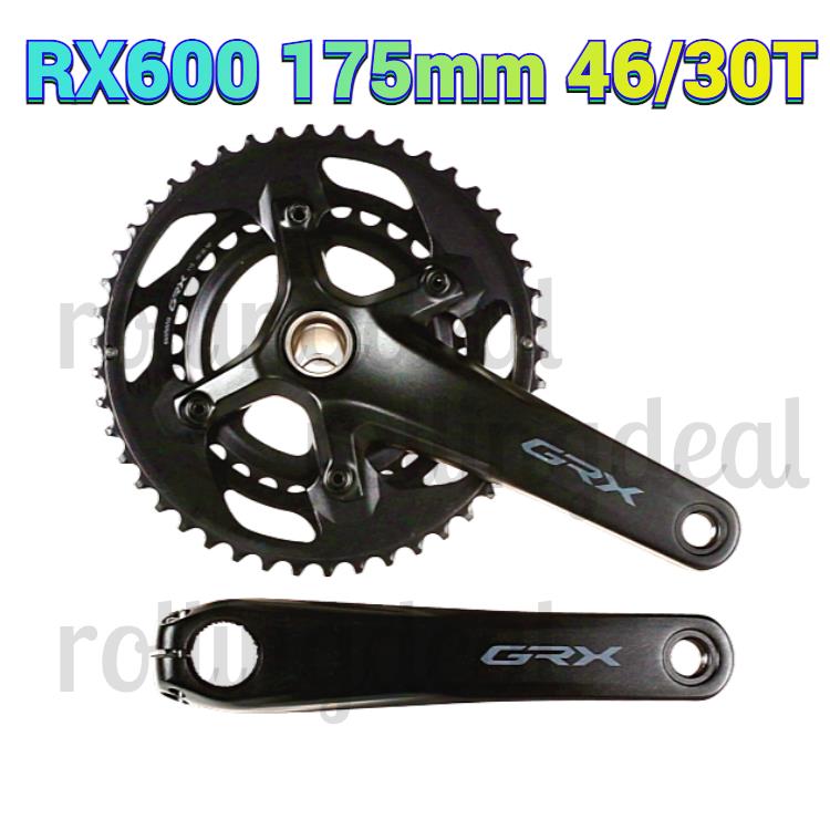 Shimano Grx FC-RX600 175mm 46/30T 11Spd Gravel Road Cyclocross Crankset