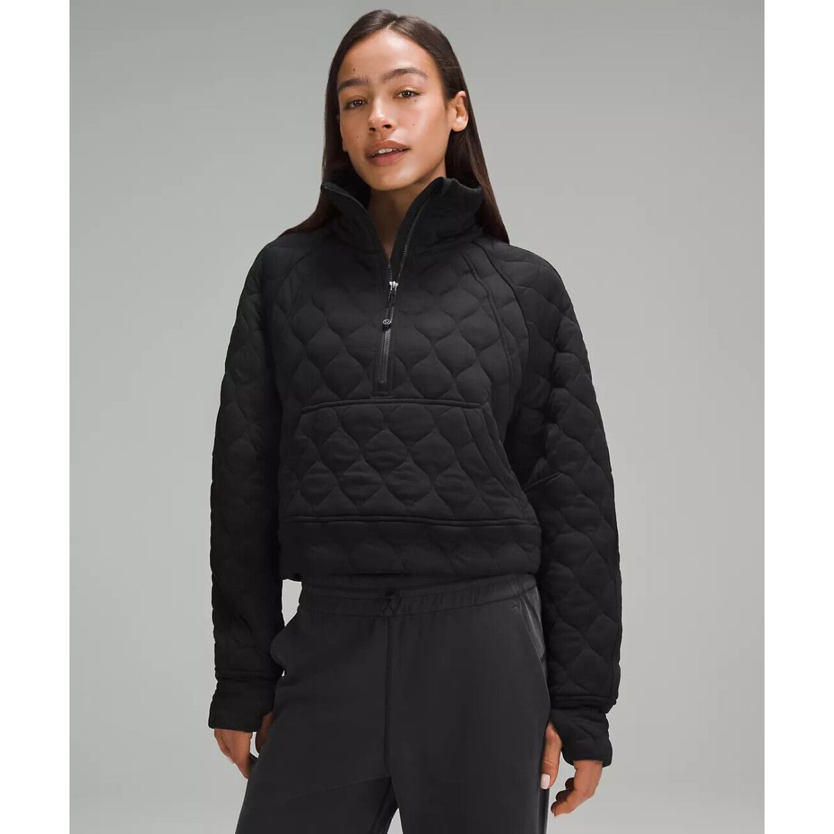 Lululemon Scuba Oversized Quilted Half Zip