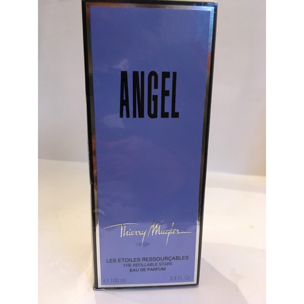 Mugler Angel 3.4oz Edp Spray Refillable Stars Very Rare