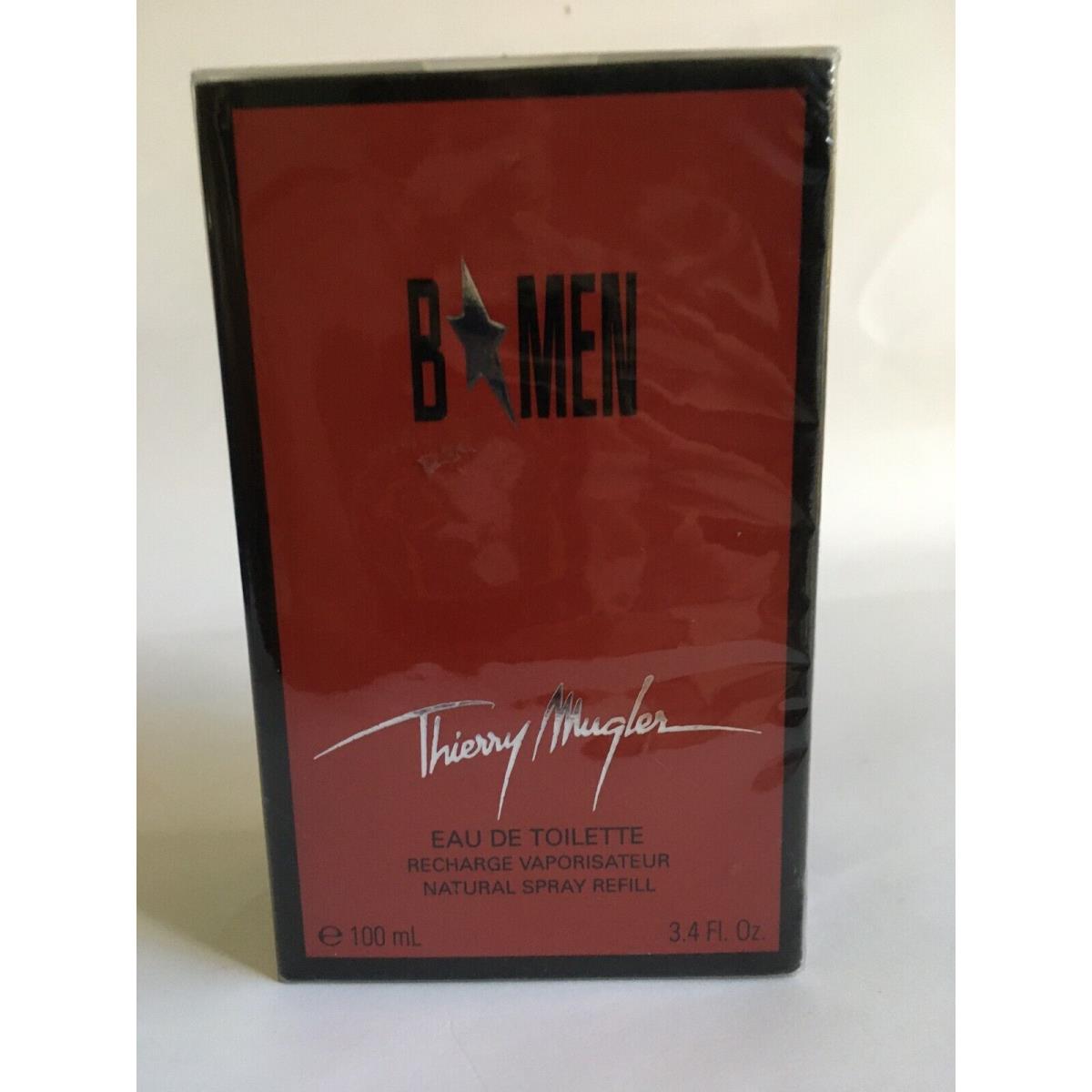 Thierry Mugler B Men 3.4oz Edt Spray For Men Rare